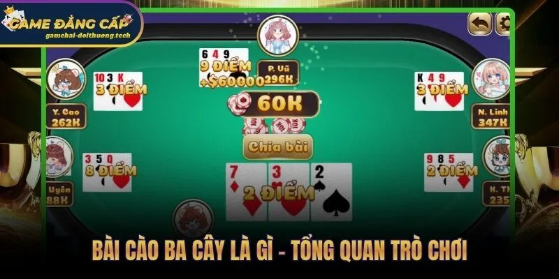 Luật chơi Ba Cây với bộ bài 52 lá và tốc độ ván cực nhanh
