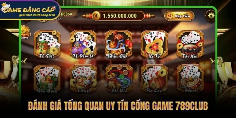 789Club với 2 triệu tài khoản và RTP trung bình 96.7%