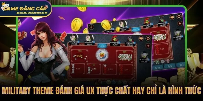 B52Club và giao diện camo xanh đen đến từng chi tiết âm thanh