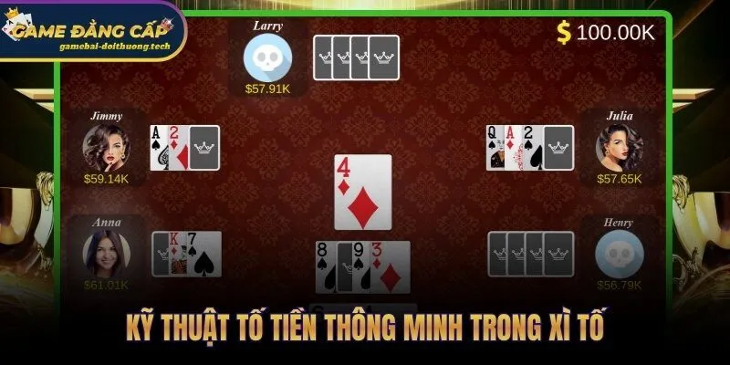 Kinh nghiệm chơi Xì Tố qua từng con số kiểm soát nhận thức đối thủ