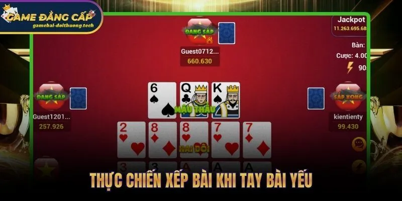 Giữ ít nhất 2 chi khi 13 tấm không có tổ hợp lớn